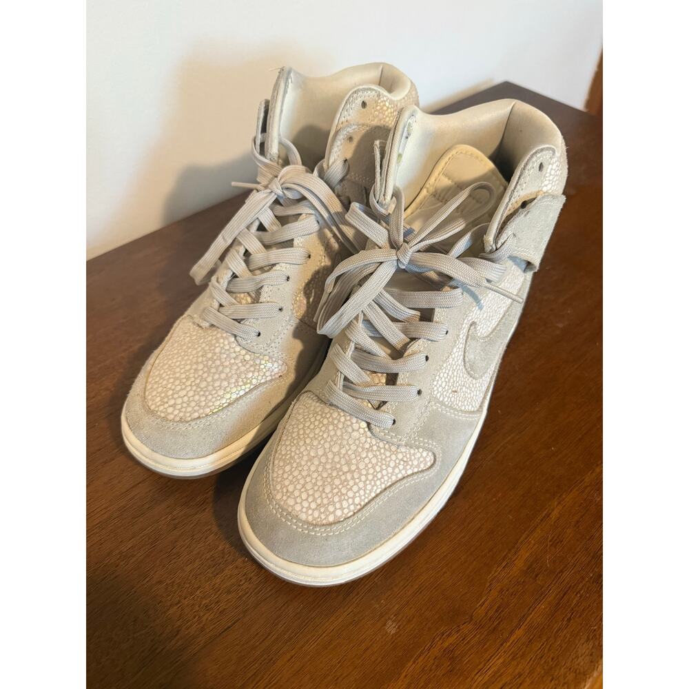 Nike Women’s Dunk High Skinny in "Metallic Luster"